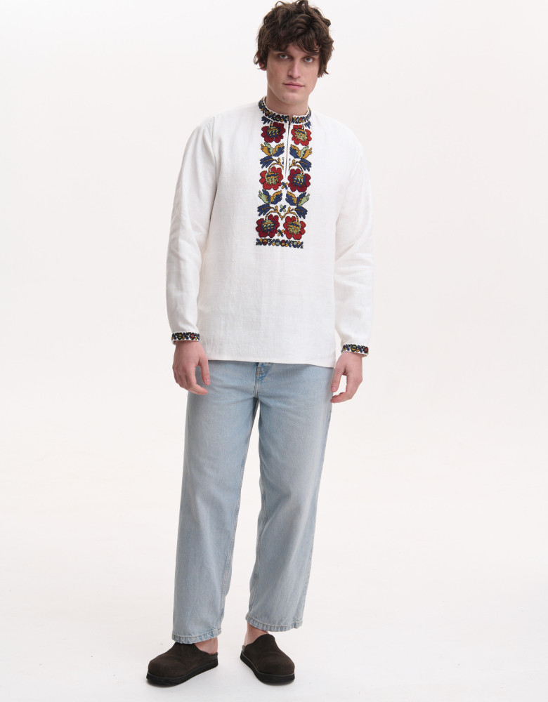 Handmade Men’s Vyshyvanka “Mallows”