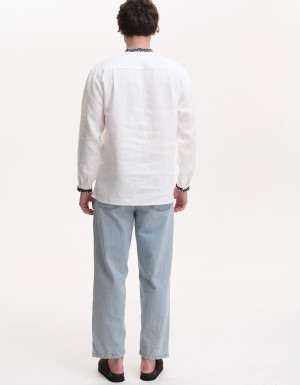 Handmade Men’s Vyshyvanka “Mallows”