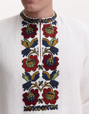 Handmade Men’s Vyshyvanka “Mallows”