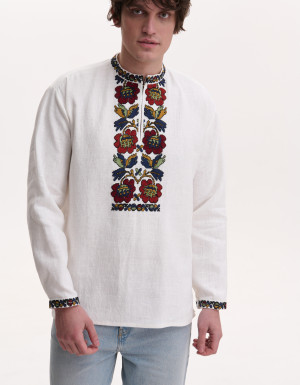 Handmade Men’s Vyshyvanka “Mallows”