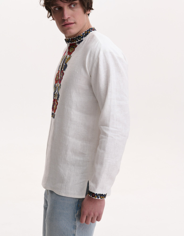 Handmade Men’s Vyshyvanka “Mallows”