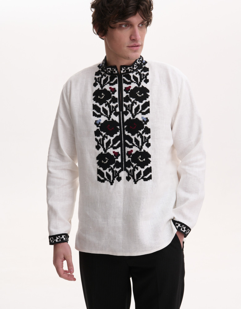 Handmade Men’s Vyshyvanka “Floral”