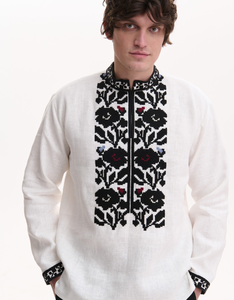 Handmade Men’s Vyshyvanka “Floral”