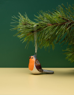 Christmas Ornament "Chaffinch" (sculpture)