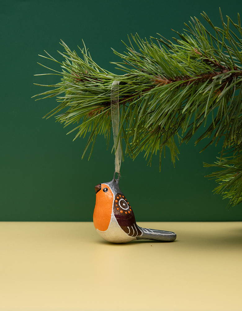 Christmas Ornament "Chaffinch" (sculpture)