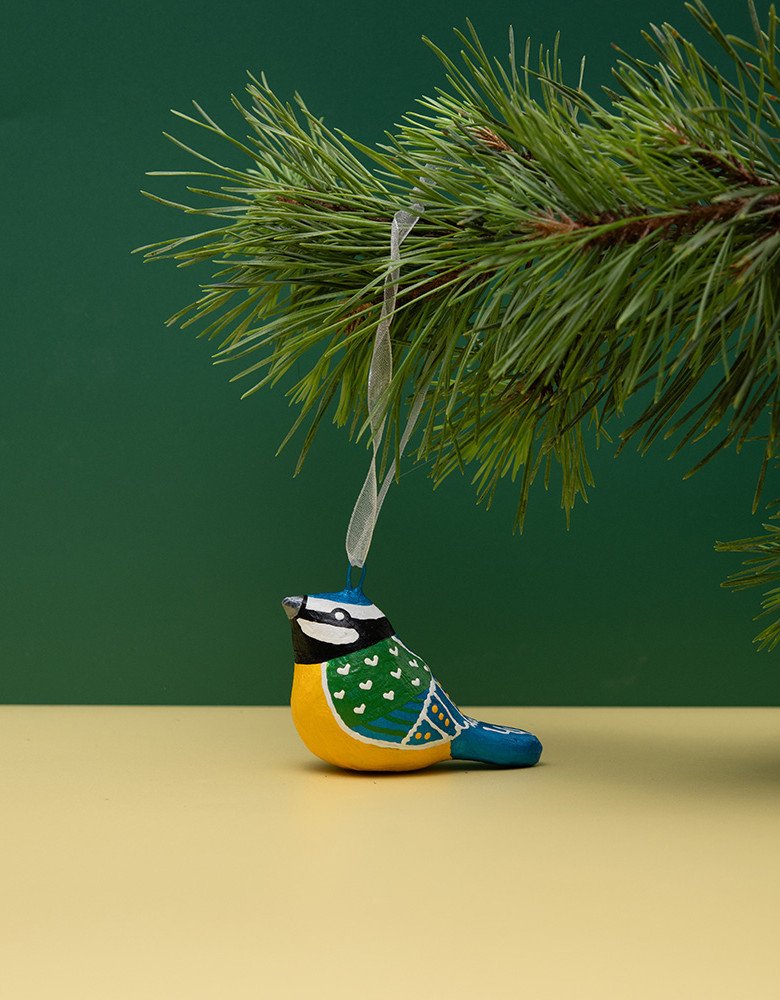 Christmas Ornament "Titmouse" (sculpture)