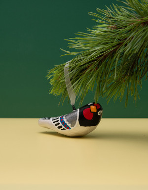 Christmas Ornament "Swallow" (sculpture)