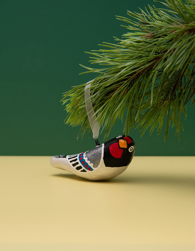 Christmas Ornament "Swallow" (sculpture)