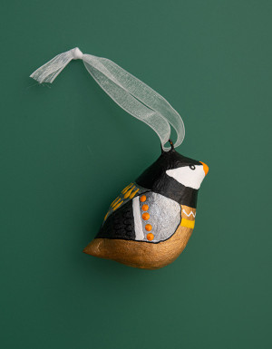 Christmas Ornament "Sparrow" (sculpture)