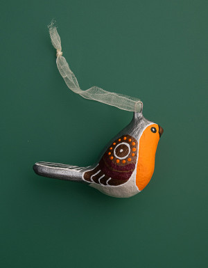 Christmas Ornament "Chaffinch" (sculpture)