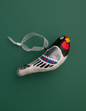 Christmas Ornament "Swallow" (sculpture)