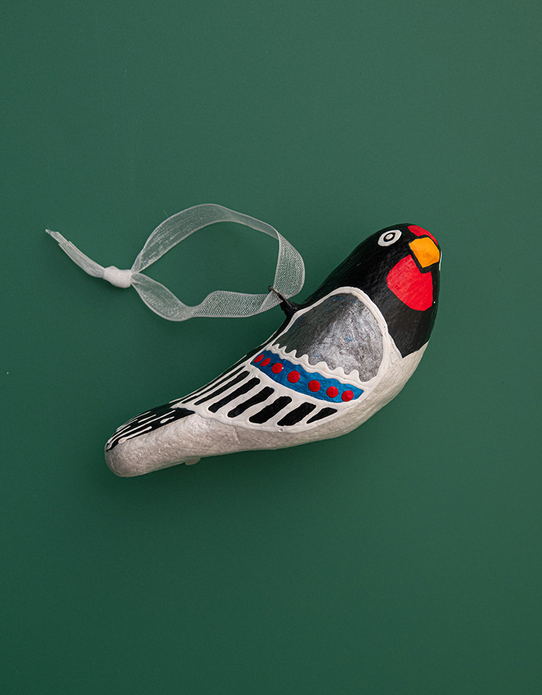 Christmas Ornament "Swallow" (sculpture)