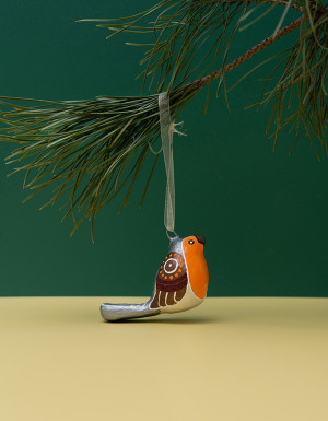 Christmas Ornament "Chaffinch" (sculpture)