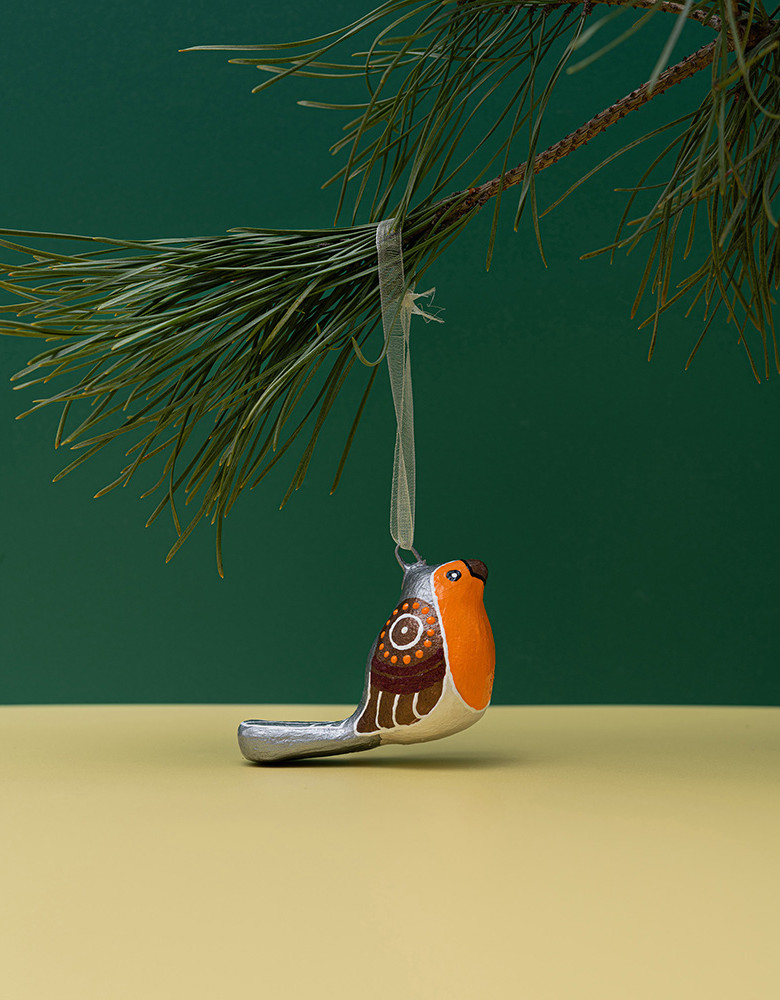 Christmas Ornament "Chaffinch" (sculpture)
