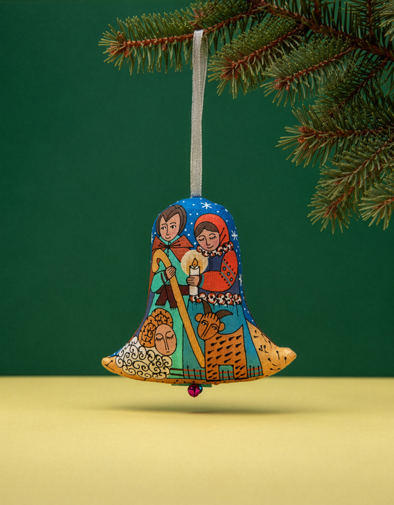 A set of bells "Christmas in the Carpathians" in a craft box