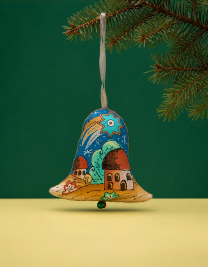 Textile bell Holy Family