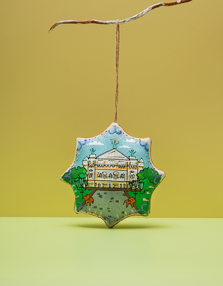Souvenir vanilla star "Lviv Opera House"