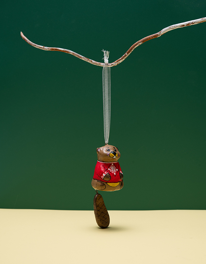 Christmas Tree Ornament “Mr. Beaver”