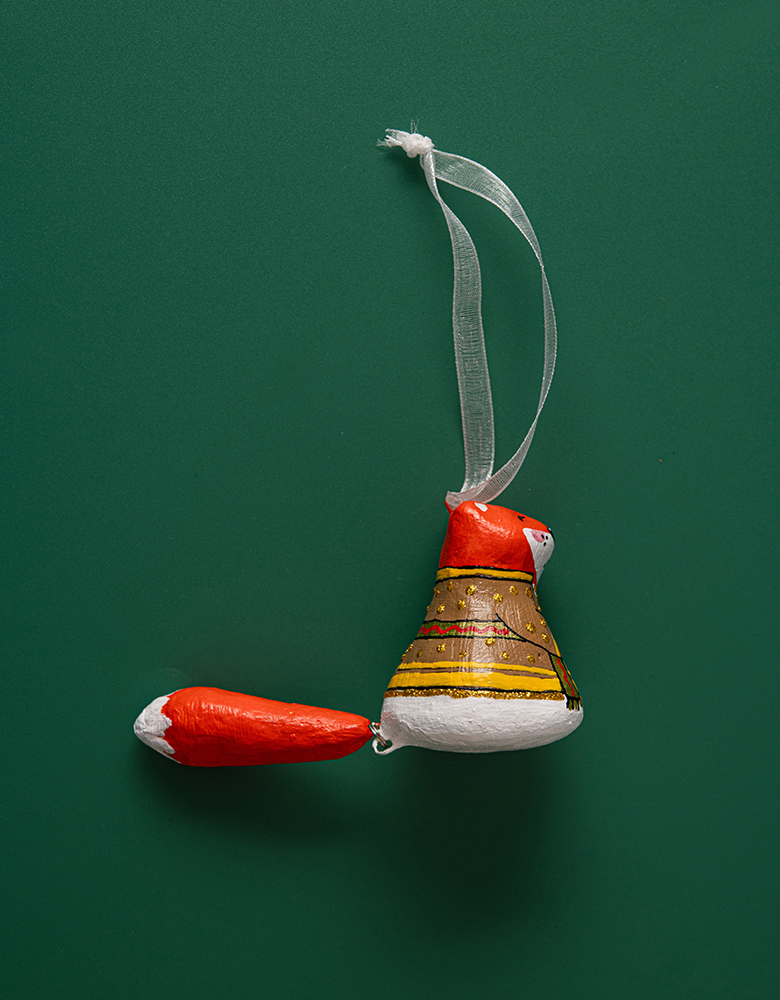 Christmas Tree Ornament “Miss Fox”