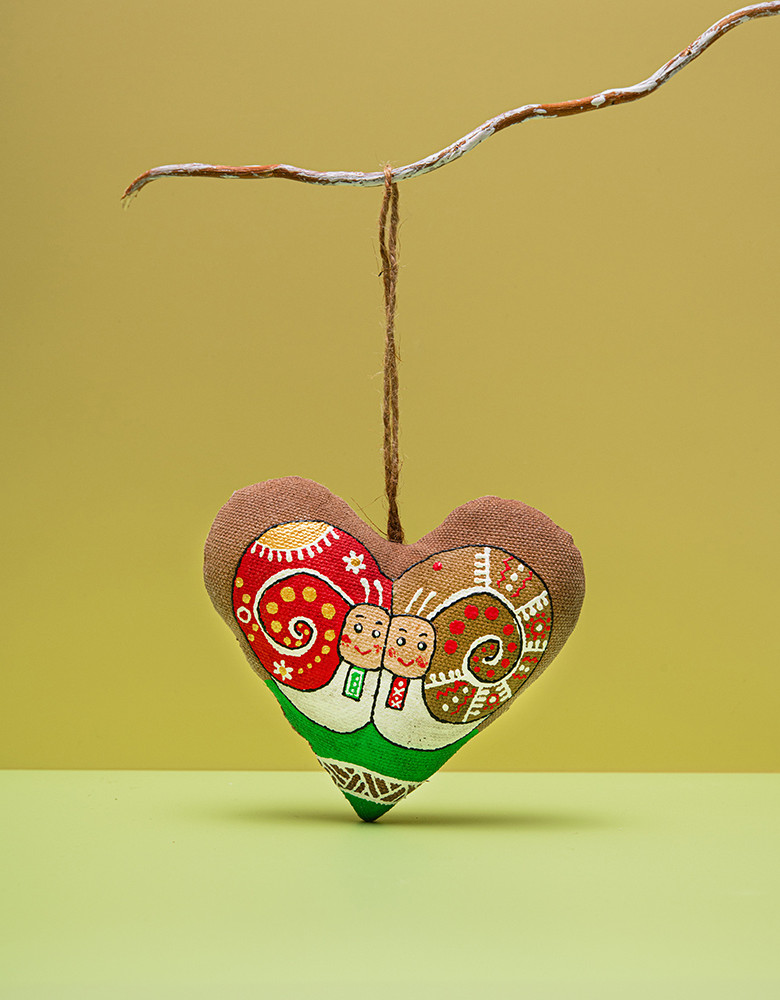 Coffee Heart with Snails