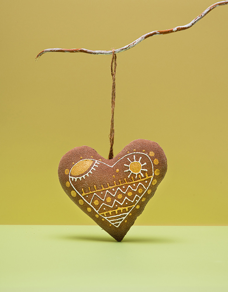 Coffee Heart with Birds