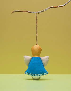 Textile souvenir angel 'Cathedral Ternopil'