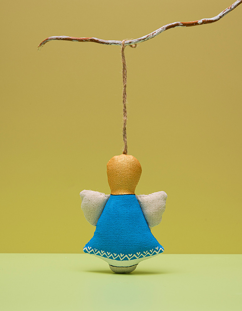 Textile souvenir angel 'Cathedral Ternopil'