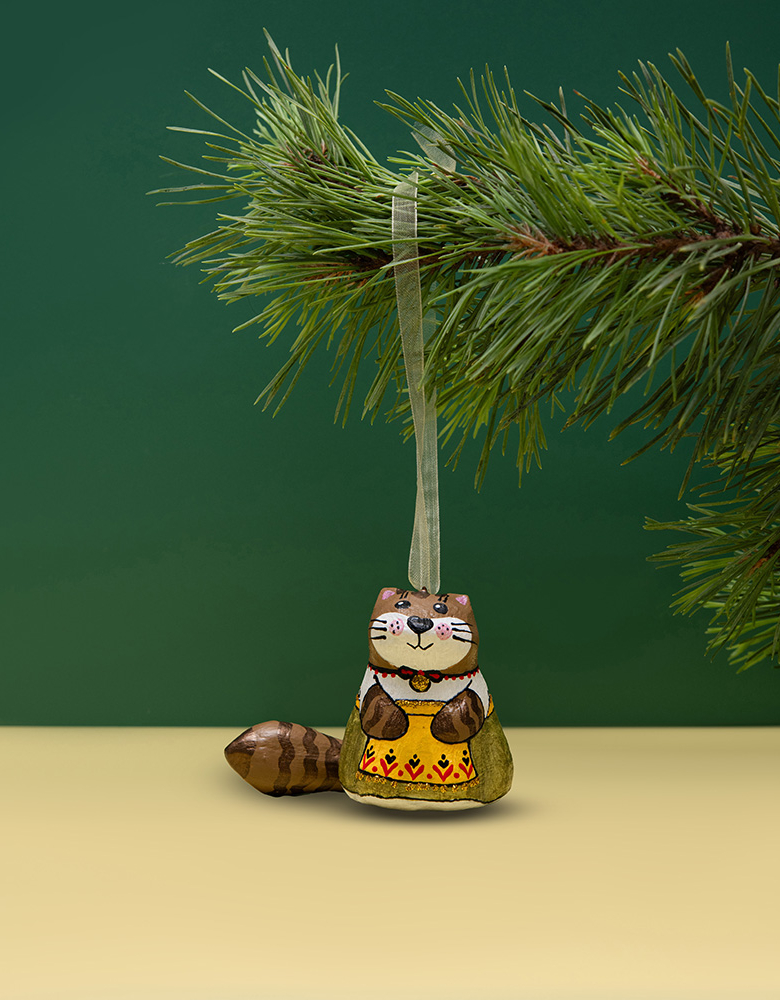 Christmas Tree Ornament “Lady Kitty”