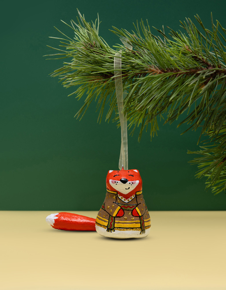 Christmas Tree Ornament “Miss Fox”