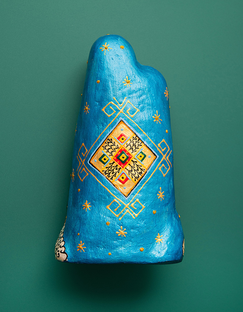 Medium Sculptural Nativity Scene "Holy Family"
