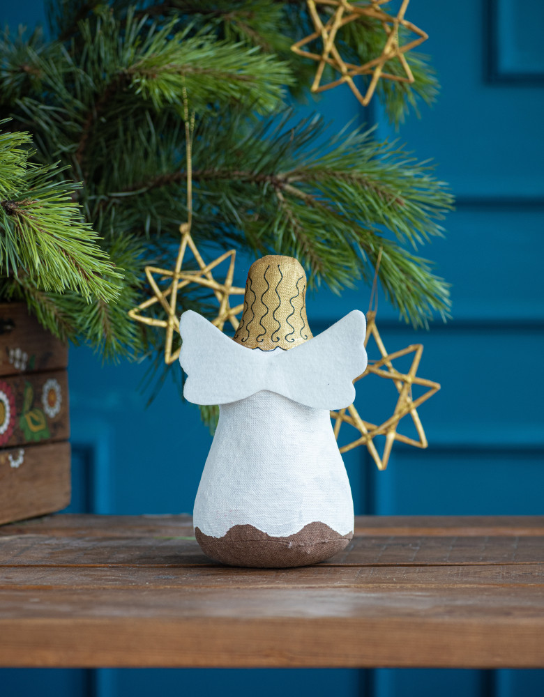 Souvenir “Large Buckwheat Angel with Candle”