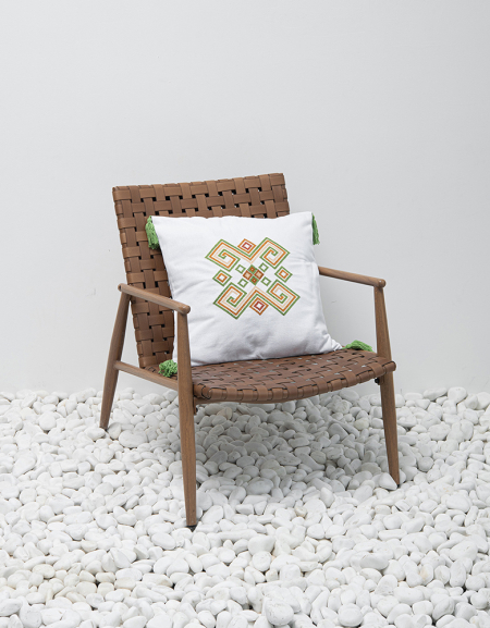 “Trypillia” Square Cushion