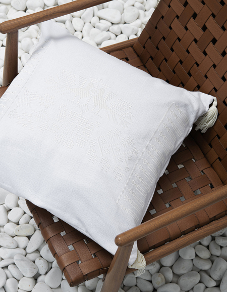White Wedding Pillow