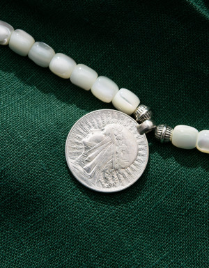 "Zgarda" necklace with three coins