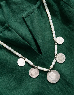 "Zgarda" necklace with five coins
