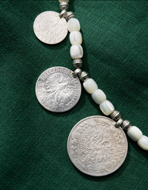 "Zgarda" necklace with five coins