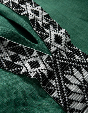 Beaded Necklace “Black & White”