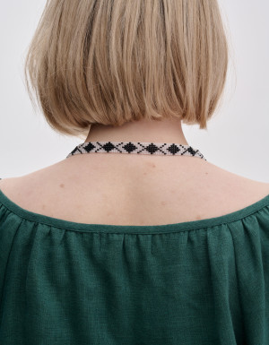 Beaded Necklace “Black & White”