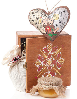 Set "Heart with Lambs"