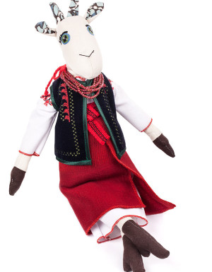 Goat in Ukrainian suit