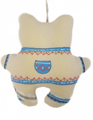 Handmade toy Vanilla white bear
