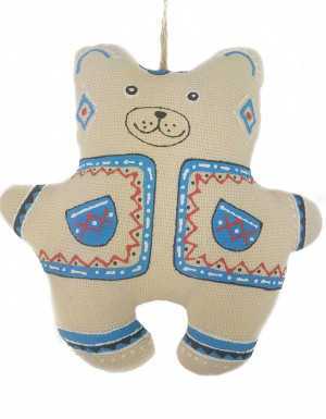 Handmade toy Vanilla white bear