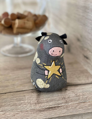 Calf with a star