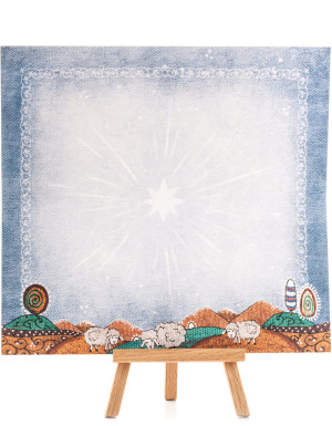 Postcard «Holy Family with Christmas Carols»
