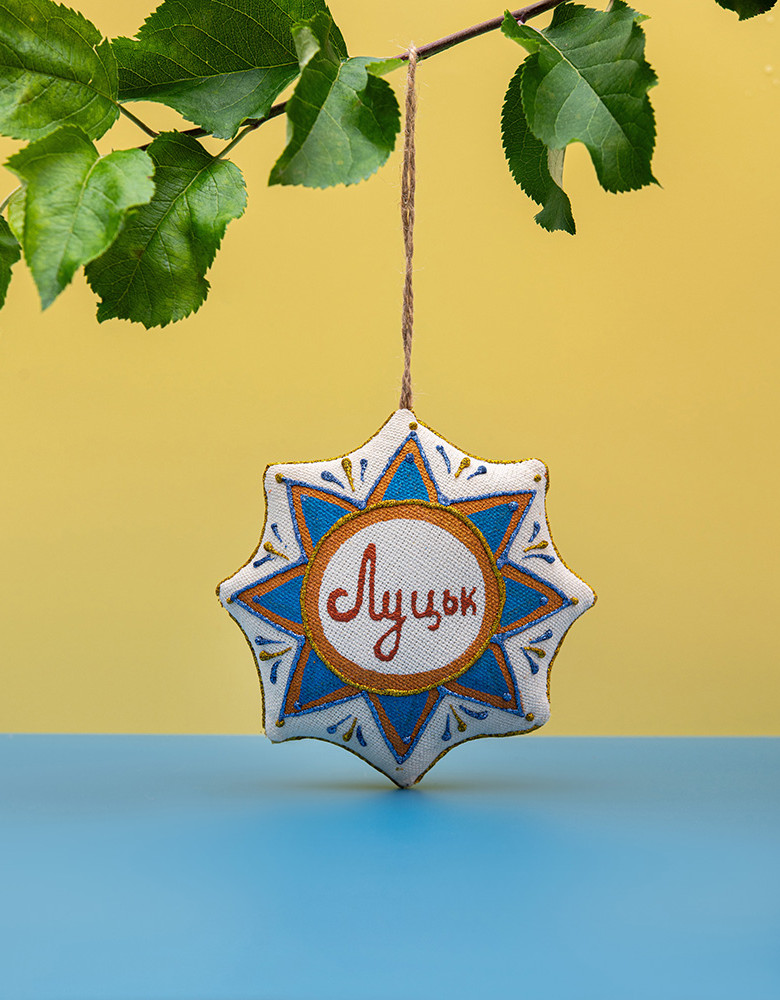 Souvenir vanilla star "Lutsk, Lubart Castle"