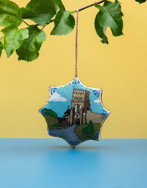 Souvenir vanilla star "Lutsk, Lubart Castle"