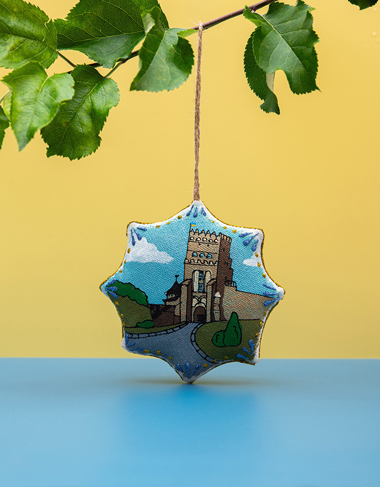 Souvenir vanilla star "Lutsk, Lubart Castle"