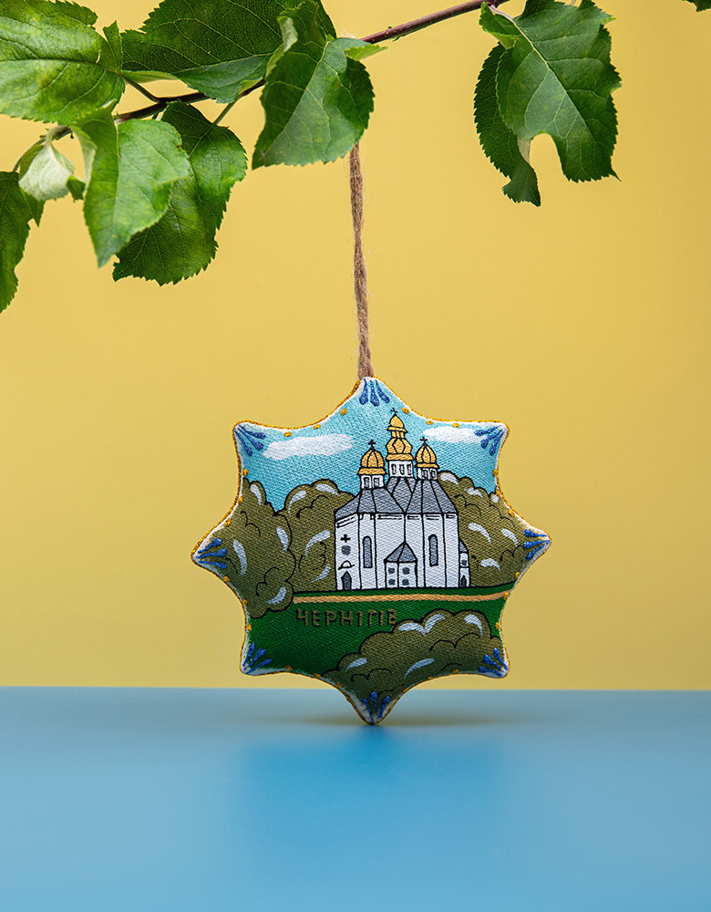  Vanilla star souvenir "Catherine Church, Chernihiv"