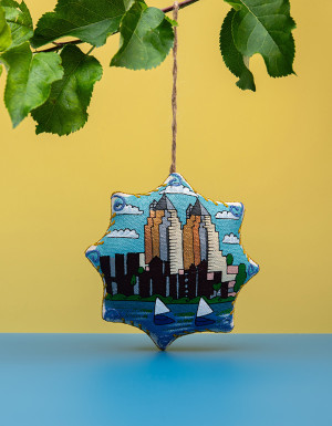  Souvenir vanilla star "Dnipro "Towers""