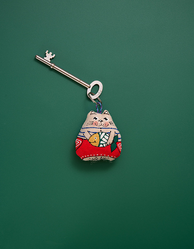 Keychain «Plump Cat»